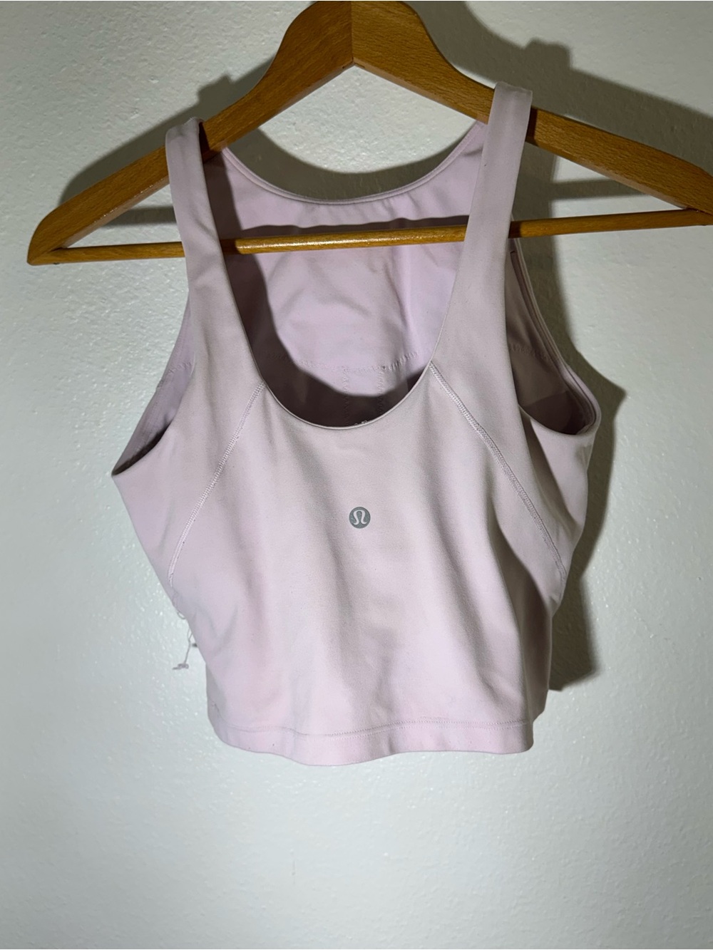 lululemon athletica Pale Pink Scoop-Neck Cropped Tank